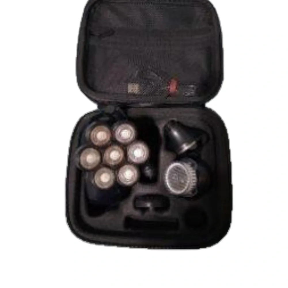 Kensen 7D Head Shaver 5 in 1 Bald Head Shaver for Men Rechargeable Black